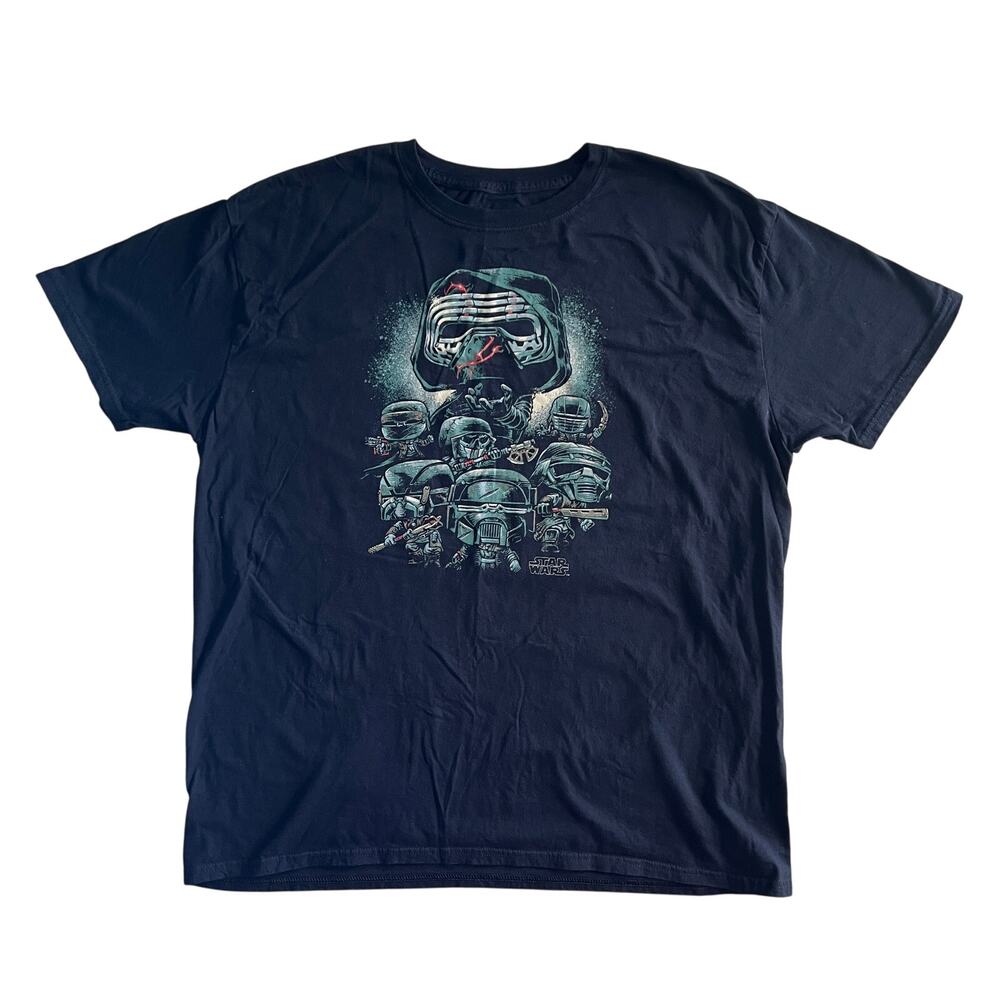 Star Wars Kylo Ren First Order Funko Pop T-Shirt Black Men’s 2XL Graphic